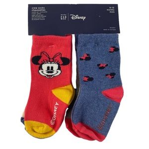 NWT GAP Disney S/4 Pairs Minnie Mouse Socks Size 6-12M